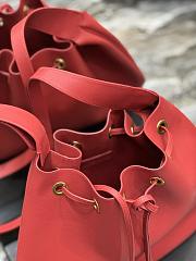 	 Ktilife YSL Flat Hobo Bag in Red - 697941 - 44×33×2.5cm - 3