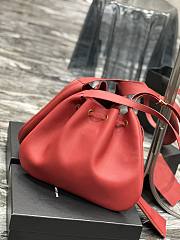	 Ktilife YSL Flat Hobo Bag in Red - 697941 - 44×33×2.5cm - 2