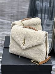 Kitlife YSL Shearling Toy Lou Lou Crossbody Large Bag - 32×22×11cm - 3