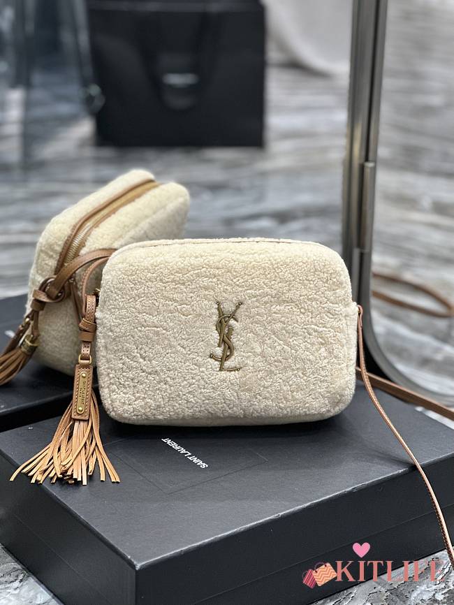 Kitlife YSL Camera Shearling Bag - 23x16x6cm - 1