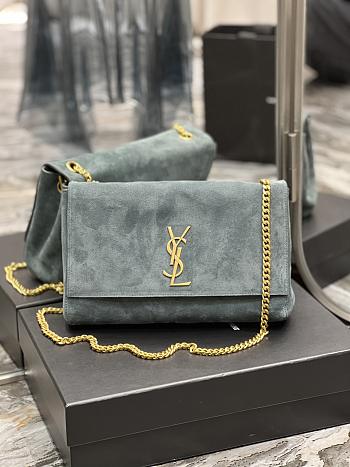 Kitlife YSL Kate reversible suede shoulder bag - 28.5x20x6cm - 553804