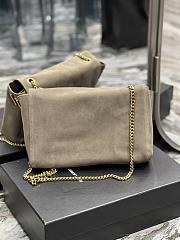 Kitlife YSL Kate reversible suede grey kaki shoulder bag - 28.5x20x6cm - 553804 - 3