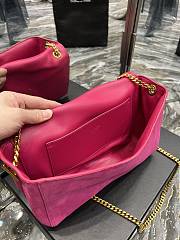 Kitlife YSL Kate reversible suede pink shoulder bag - 28.5x20x6cm - 553804 - 5