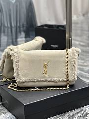 Kitlife YSL Kate reversible suede and soft shearling shoulder bag - 553804 - 28.5x20x6cm - 1