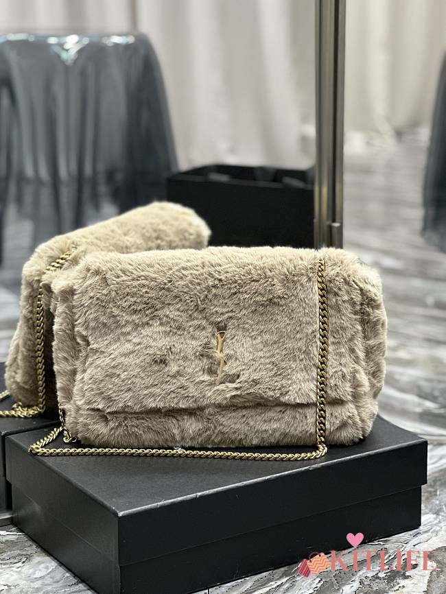 	 Kitlife YSL Kate shearling shoulder bag - 553804 - 28.5x20x6cm - 1