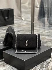 Kitlife YSL Jamie Medium Quilted Jersy Black Bag - 4 X 15,5 X 6,5 CM - 1