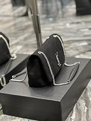 Kitlife YSL Jamie Medium Quilted Jersy Black Bag - 4 X 15,5 X 6,5 CM - 5