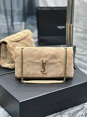 	 Kitlife YSL Jamie Medium Quilted Jersy Beige Bag - 24x15x6.5cm - 1