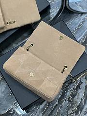 	 Kitlife YSL Jamie Medium Quilted Jersy Beige Bag - 24x15x6.5cm - 5