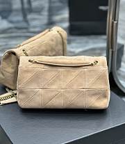 	 Kitlife YSL Jamie Medium Quilted Jersy Beige Bag - 24x15x6.5cm - 3