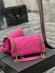 Kitlife YSL Jamie Medium Quilted Jersy Pink Bag - 24x15x6.5cm - 2