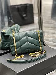 Kitlife YSL Small Loulou Puffer Toy quilted leather cross-body bag dark green - 23×15.5×8.5cm - 5