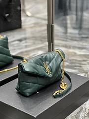 Kitlife YSL Small Loulou Puffer Toy quilted leather cross-body bag dark green - 23×15.5×8.5cm - 4