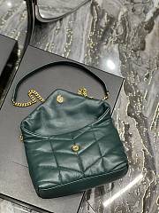 Kitlife YSL Small Loulou Puffer Toy quilted leather cross-body bag dark green - 23×15.5×8.5cm - 3