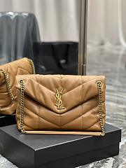 Kitlife YSL Large Louou Puffer in Lambskin Taupe Bag - 35x23x13.5cm - 1