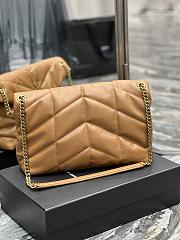 Kitlife YSL Large Louou Puffer in Lambskin Taupe Bag - 35x23x13.5cm - 5