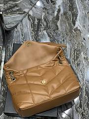 Kitlife YSL Large Louou Puffer in Lambskin Taupe Bag - 35x23x13.5cm - 4