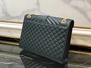 	 Kitlife YSL Envelope Large Black Gold Hardware Dark Green – 32cm x 20cm x 8.5cm - 4