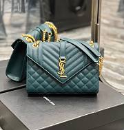 	 Kitlife YSL Envelope Cavair Calfskin Chain Bag With Gold Hardware - 24x17.5x7cm - 1