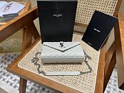 Forubags YSL Envelope Cavair Calfskin Chain Bag In White With Silver Hardware – 528286 - 21×13×6 cm - 2