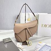 	 Kitlife Dior Saddle Grained Leather Sand - 25.5x20x6.5 cm - 1