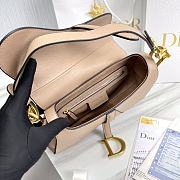 	 Kitlife Dior Saddle Grained Leather Sand - 25.5x20x6.5 cm - 5