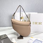 	 Kitlife Dior Saddle Grained Leather Sand - 25.5x20x6.5 cm - 4