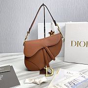 	 Kitlife Dior Saddle Grained Leather Cognac - 25.5x20x6.5 cm - 1