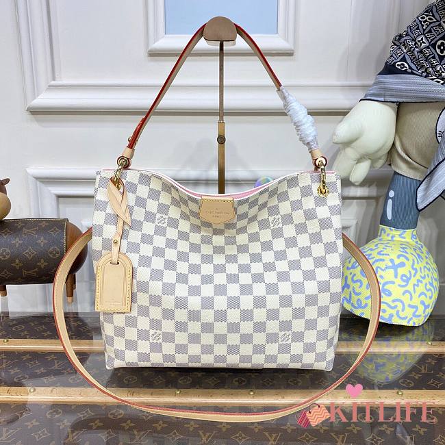 Kitlife Graceful Damier Azur PM - N42249 - 35x30x11cm  - 1
