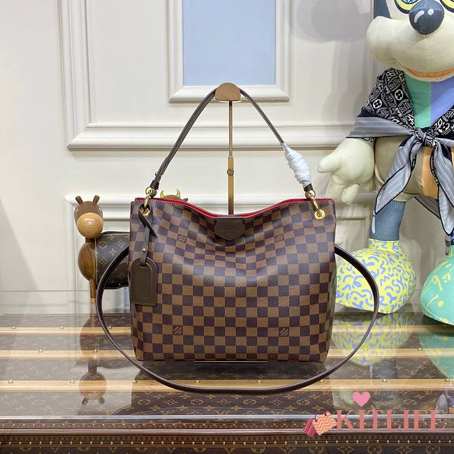 	 Kitlife Graceful Damier Ebene PM - N44044 - 35x30x11cm - 1