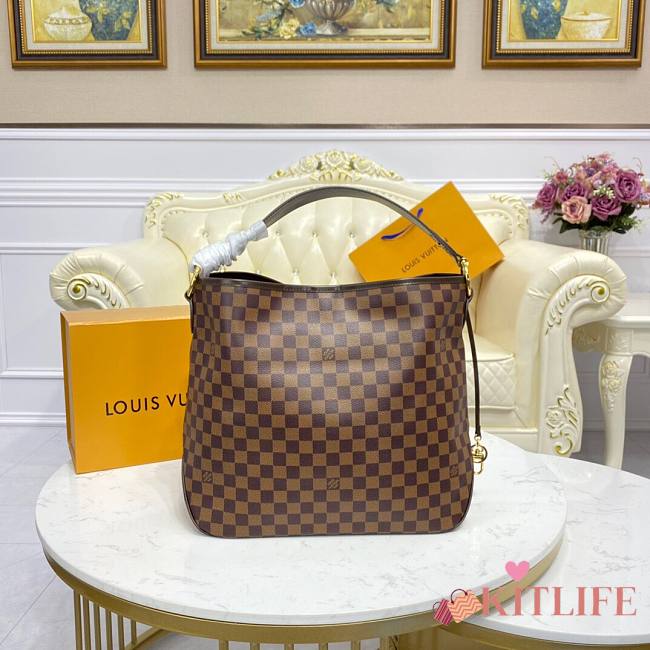 	 Kitlife Louis Vuitton Delightful Damier Ebene PM - 36x32x13cm - 1