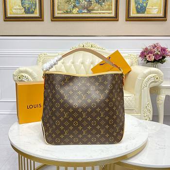 	 Kitlife Louis Vuitton Delightful Monogram Beige PM - 36x32x13cm