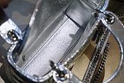 	 Kitlife Dior Lady Mini Metal Silver - 17x14.5x7cm - 4