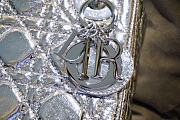 	 Kitlife Dior Lady Mini Metal Silver - 17x14.5x7cm - 3