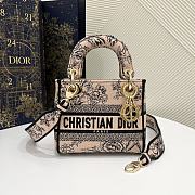 Kitlife Dior Lady Micro Powder Pink Dior Jardin Botanique Embroidery - 17x7x15cm - 1