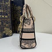 Kitlife Dior Lady Micro Powder Pink Dior Jardin Botanique Embroidery - 17x7x15cm - 2