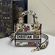 	 Kitlife Dior Lady Micro Multicolor Dior Jardin Botanique Embroidery - 17x7x15cm - 1