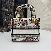 	 Kitlife Dior Lady Micro Multicolor Dior Jardin Botanique Embroidery - 17x7x15cm - 4