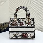 	 Kitlife Dior Lady Mini Multicolor Dior Jardin Botanique Embroidery - 24 x 20 x 11 cm - 3