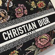 	 Kitlife Dior Lady Mini Black Multicolor Dior Jardin Botanique Embroidery - 24 x 20 x 11 cm - 4