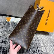 Louis Vuitton Onthego Monogram Giant Reverse Brown In Coated Canvas With Gold-Tone - M44576 - 41 x 34 x 19 cm  - 5