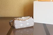 	 Kitlife Louis Vuitton Favorite Bicolor Monogram Empreinte Tourterelle Gray/Cream - 24 x 14 x 9 cm - 3