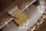	 Kitlife Louis Vuitton Favorite Bicolor Monogram Empreinte Tourterelle Gray/Cream - 24 x 14 x 9 cm - 2