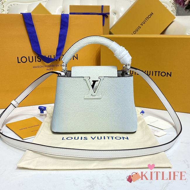 Kitlife Louis Vuitton Capucines Gradient Blue Snake Leather - 21 x 14 x 8 cm - 1