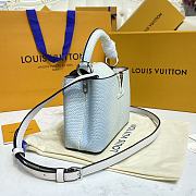 Kitlife Louis Vuitton Capucines Gradient Blue Snake Leather - 21 x 14 x 8 cm - 3