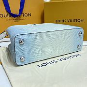 	 Kitlife Louis Vuitton Capucines BB Gradient Blue Snake Leather - 27×18 × 9 cm - 5