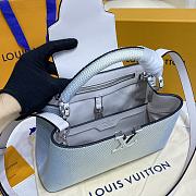 	 Kitlife Louis Vuitton Capucines BB Gradient Blue Snake Leather - 27×18 × 9 cm - 4