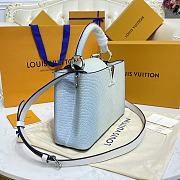 	 Kitlife Louis Vuitton Capucines BB Gradient Blue Snake Leather - 27×18 × 9 cm - 2