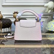 	 Kitlife Louis Vuitton Capucines Gradient Pink Snake Leather - 21 x 14 x 8 cm - 5