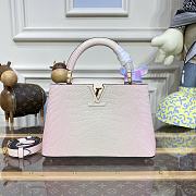 	 Kitlife Louis Vuitton Capucines BB Gradient Pink Snake Leather - 27×18 × 9 cm - 1